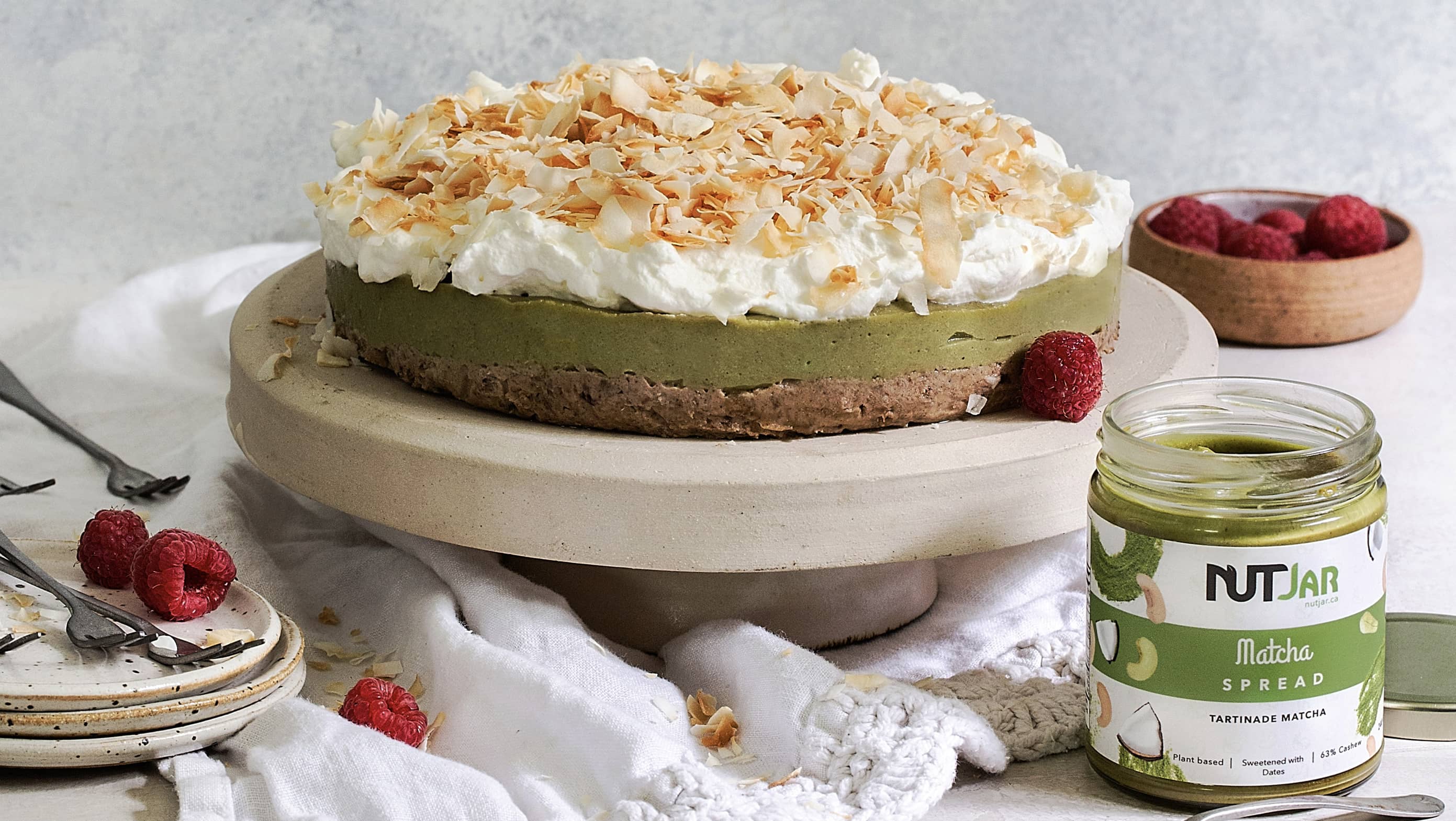Vegan Matcha Cheesecake – NutJar